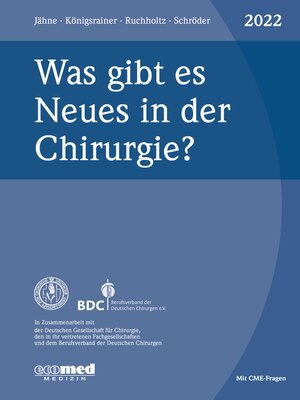 cover image of Was gibt es Neues in der Chirurgie? Jahresband 2022